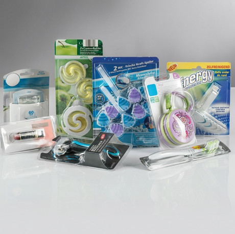 Blisterverpakkingen geproduceerd op AL.MA blistermachines